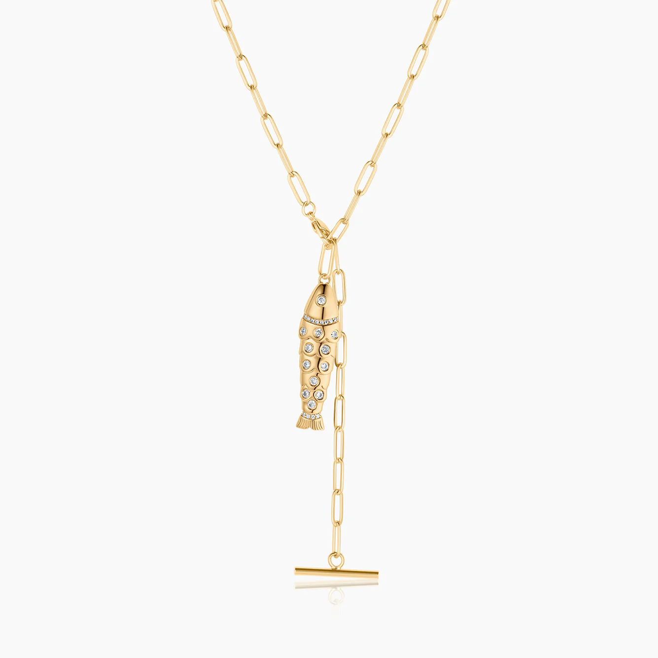 Goldie Pavé Fish - Image 3