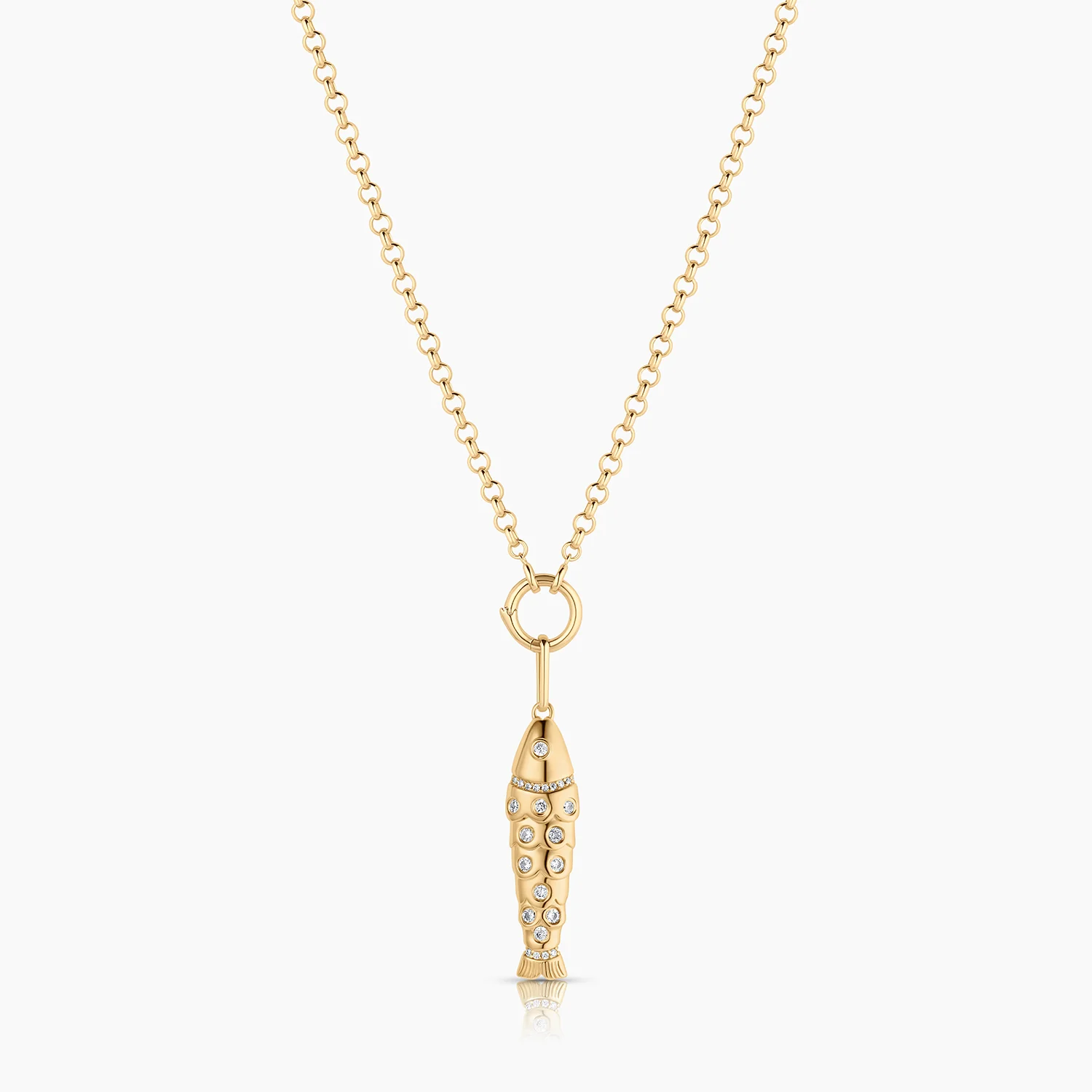 Goldie Pavé Fish - Image 6