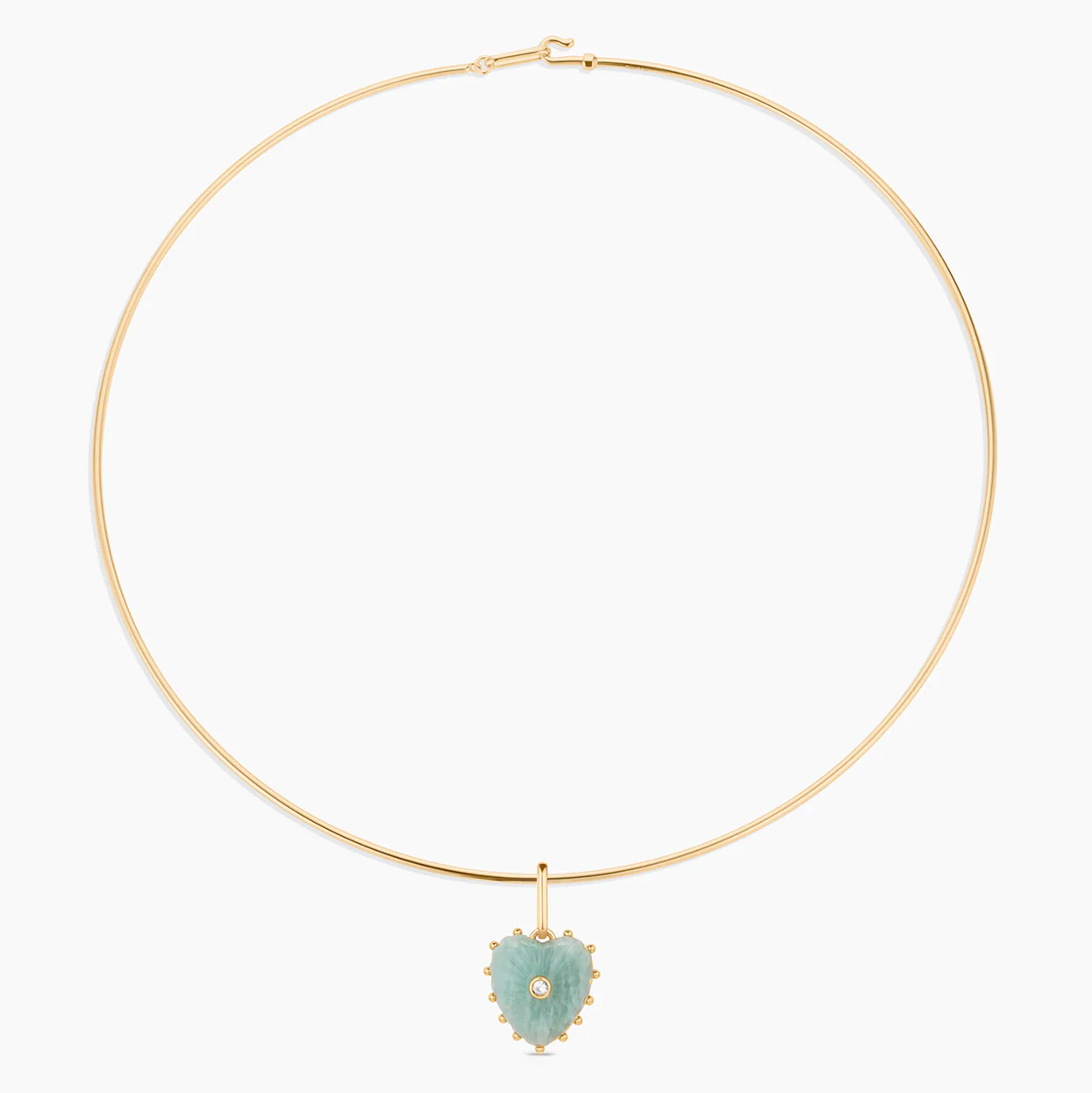 Isabel Amazonite Heart - Image 7
