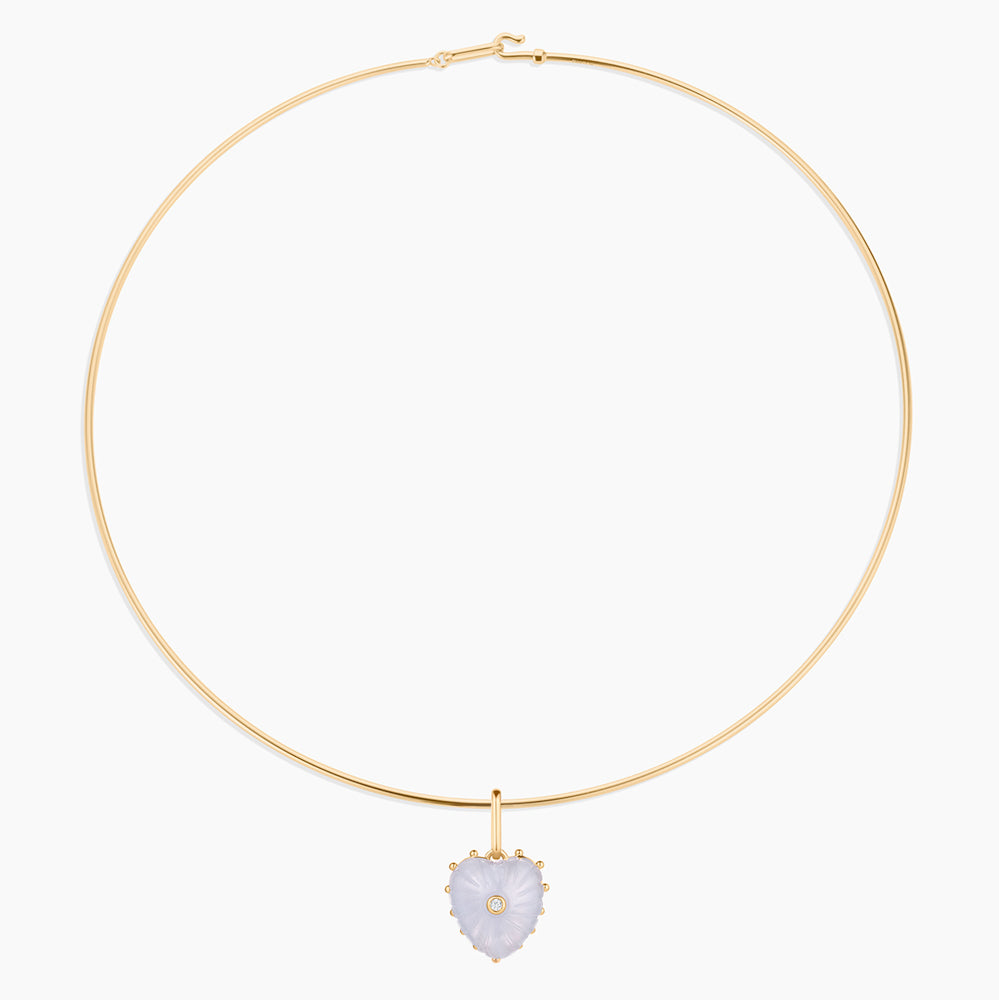 Isabel Blue Lace Heart - Image 3