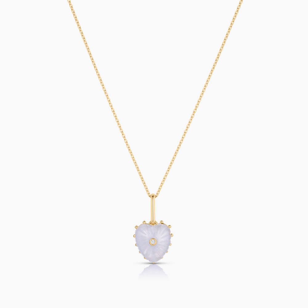 Isabel Blue Lace Heart - Image 4