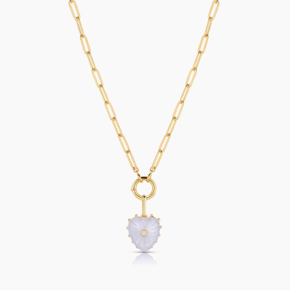 Isabel Blue Lace Heart - Image 5
