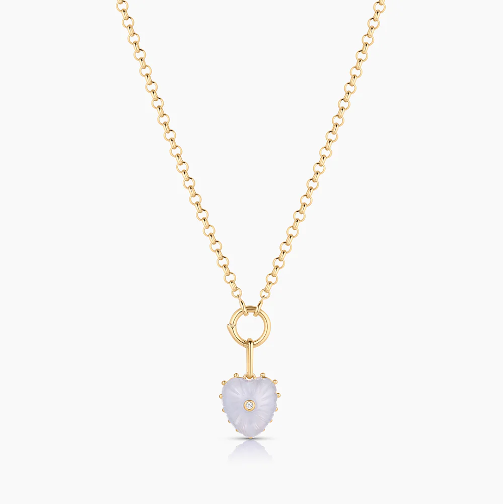 Isabel Blue Lace Heart - Image 7