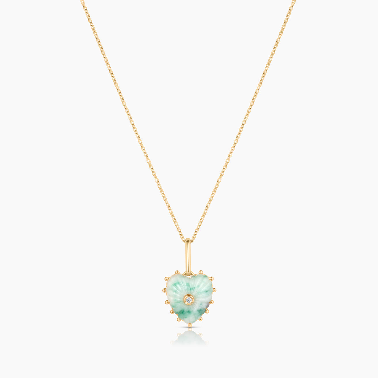Isabel Green Dot Heart - Image 5