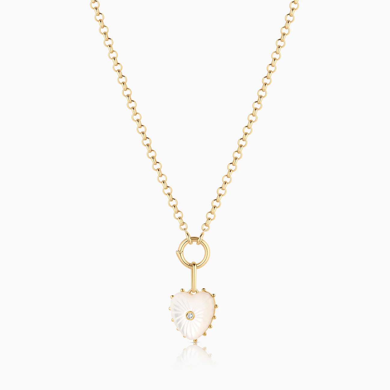 Isabel Mother Of Pearl Heart - Image 7