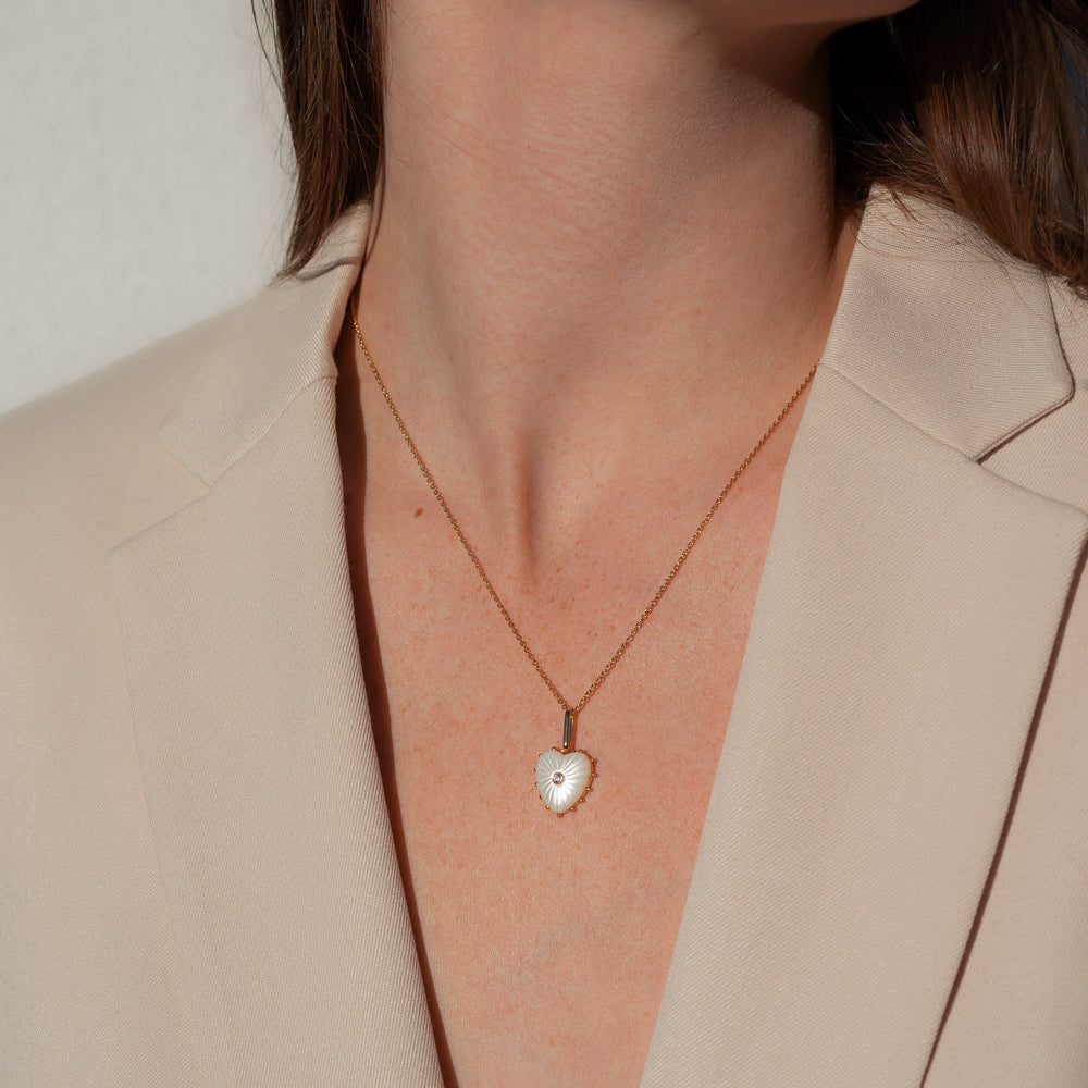 Isabel Mother Of Pearl Heart - Image 9