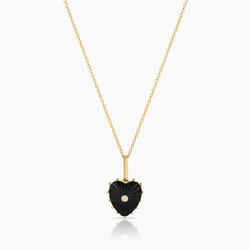 Isabel Onyx Heart - Image 4