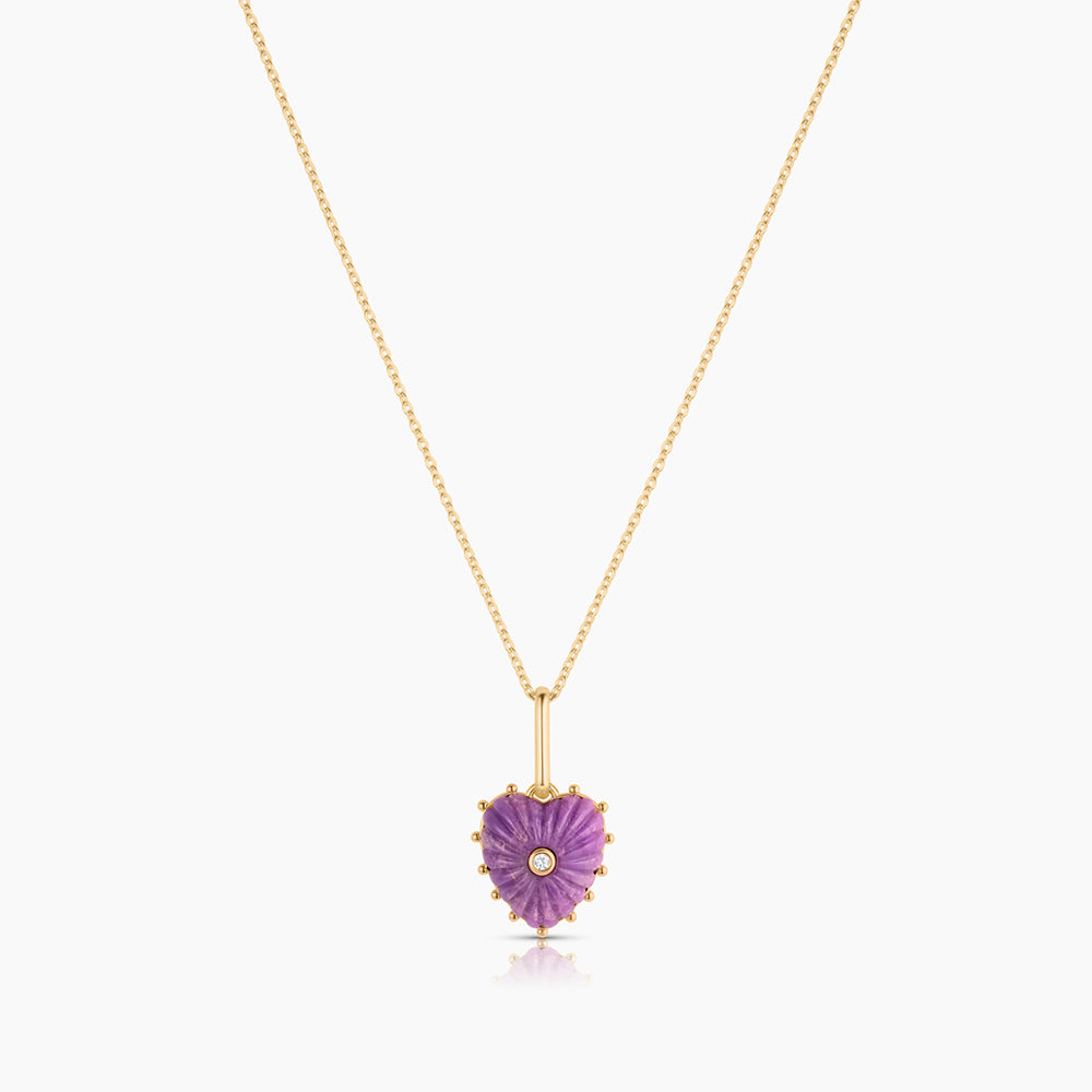 Isabel Purple Mica Heart - Image 8