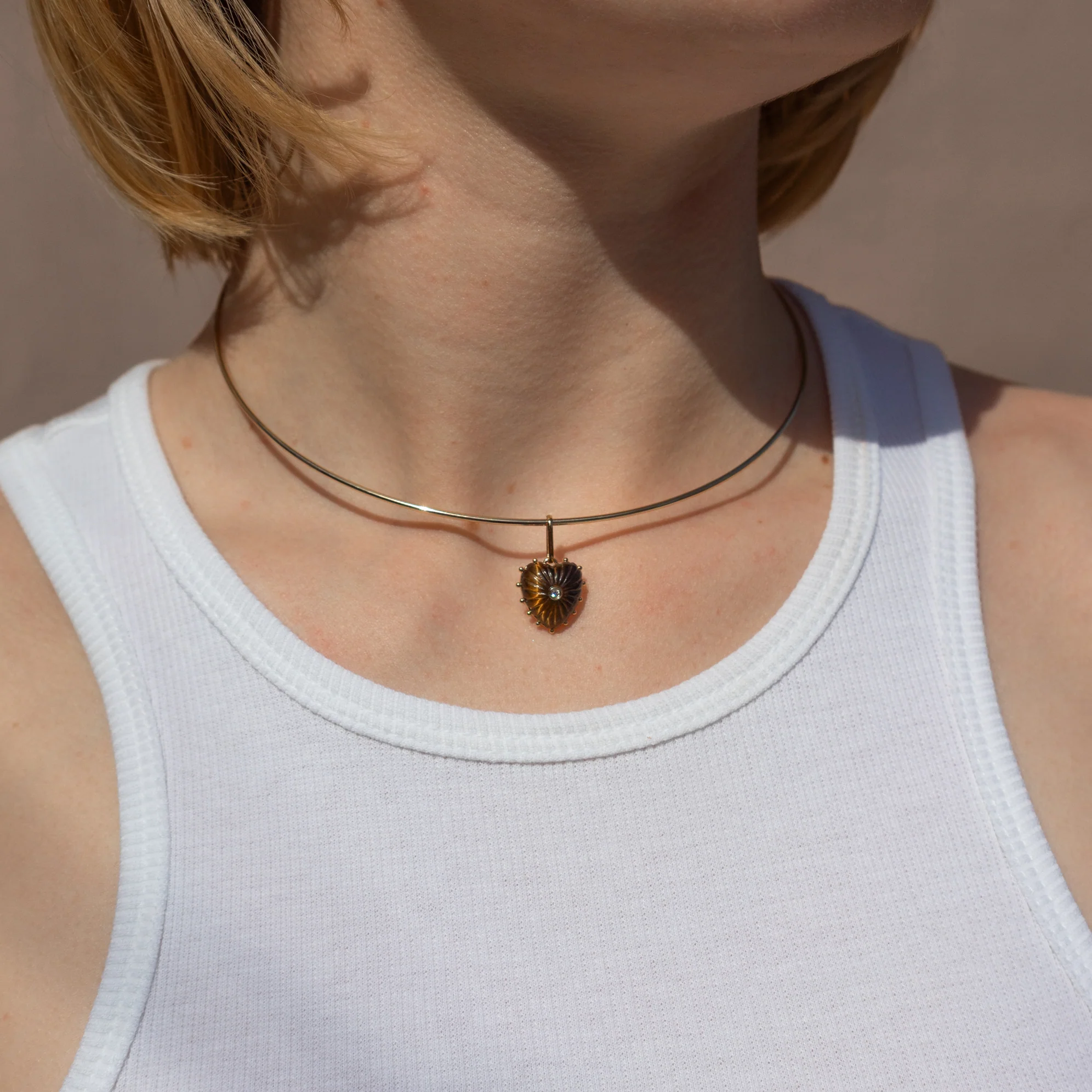 Isabel Tiger’s Eye Heart - Image 6