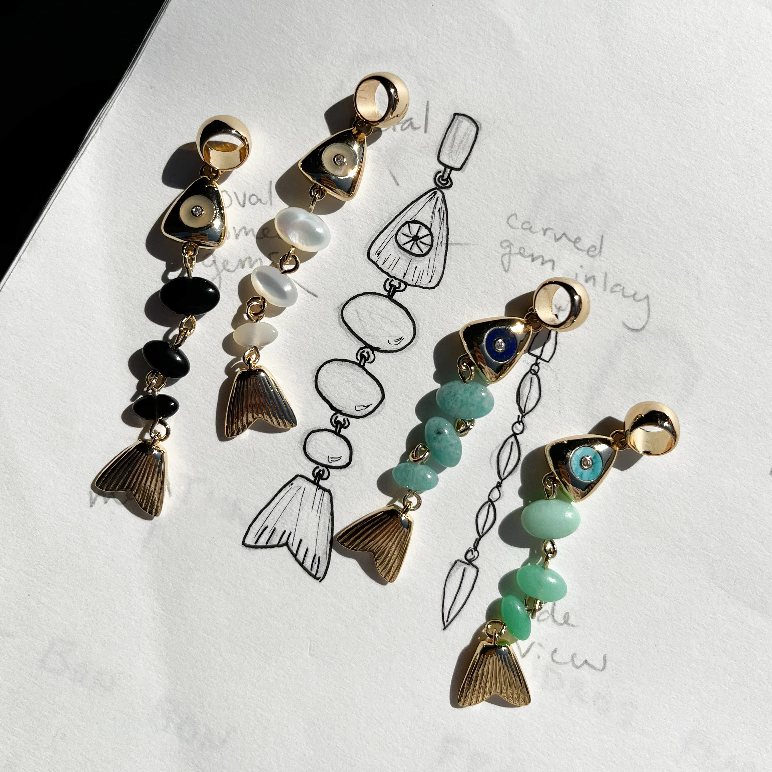 La Pez Chrysoprase Fish Bail - Image 10