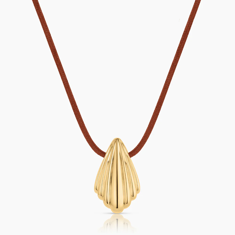 La Sirena Leather Cord Necklace - Image 4
