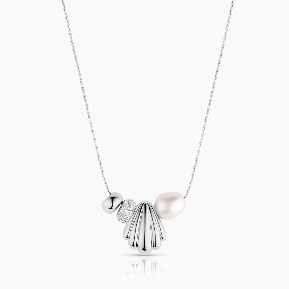 Lina Shell Bead Necklace - Image 4