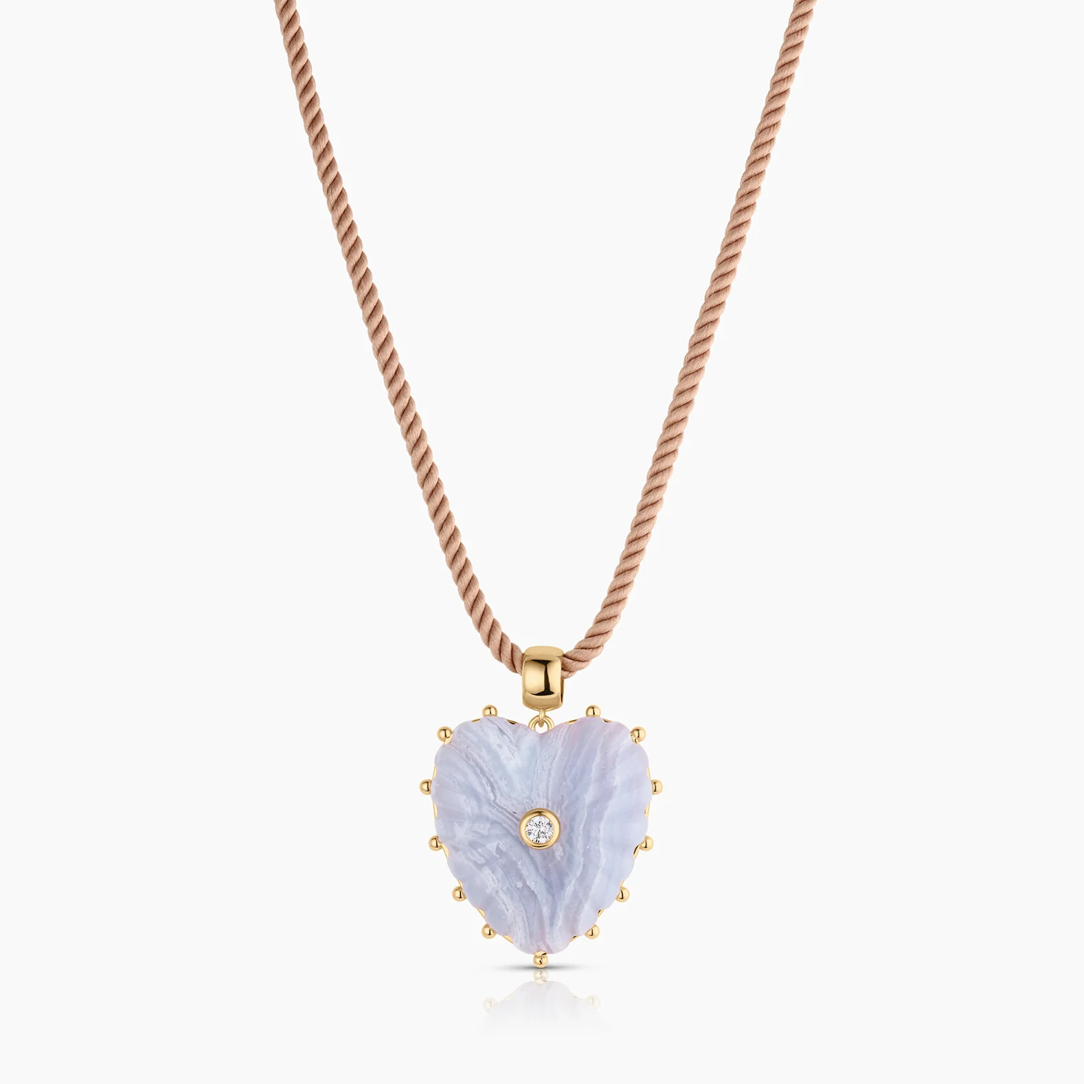 Malene Blue Lace Heart Bail - Image 7