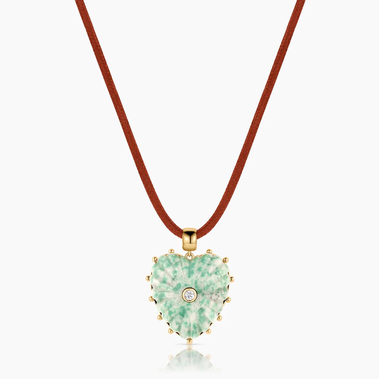 Malene Green Dot Heart Bail - Image 12
