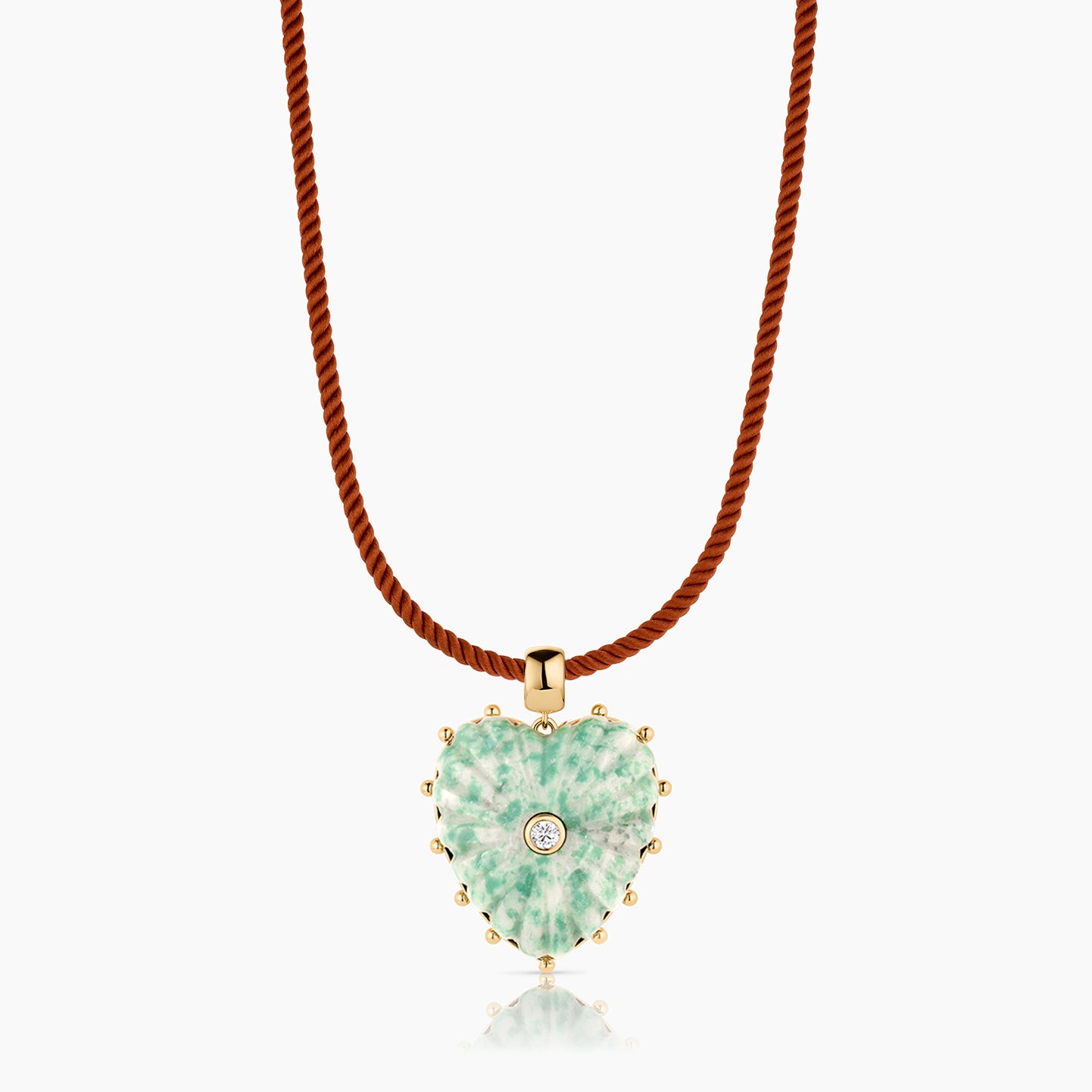 Malene Green Dot Heart Bail - Image 13
