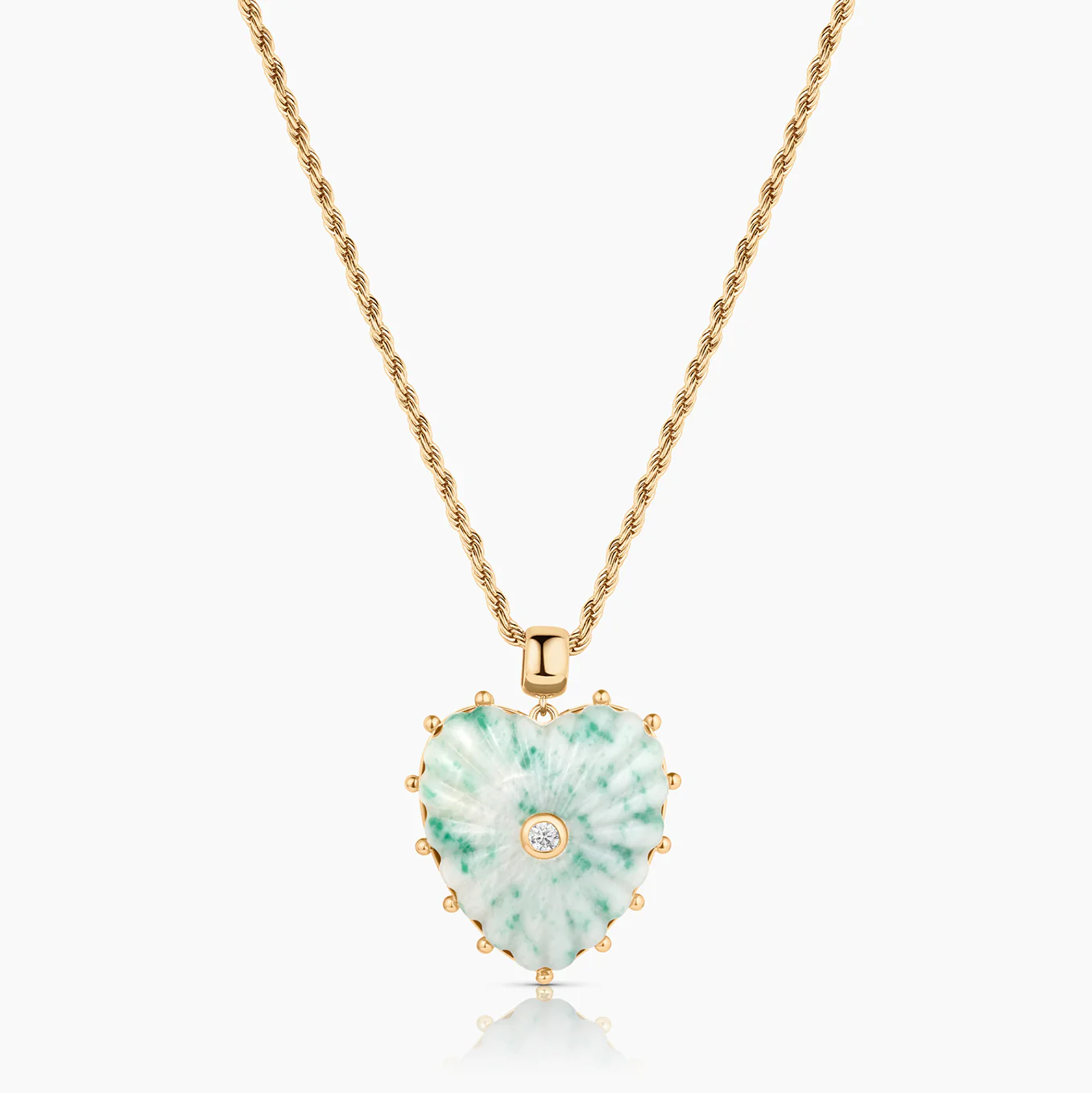 Malene Green Dot Heart Bail - Image 14