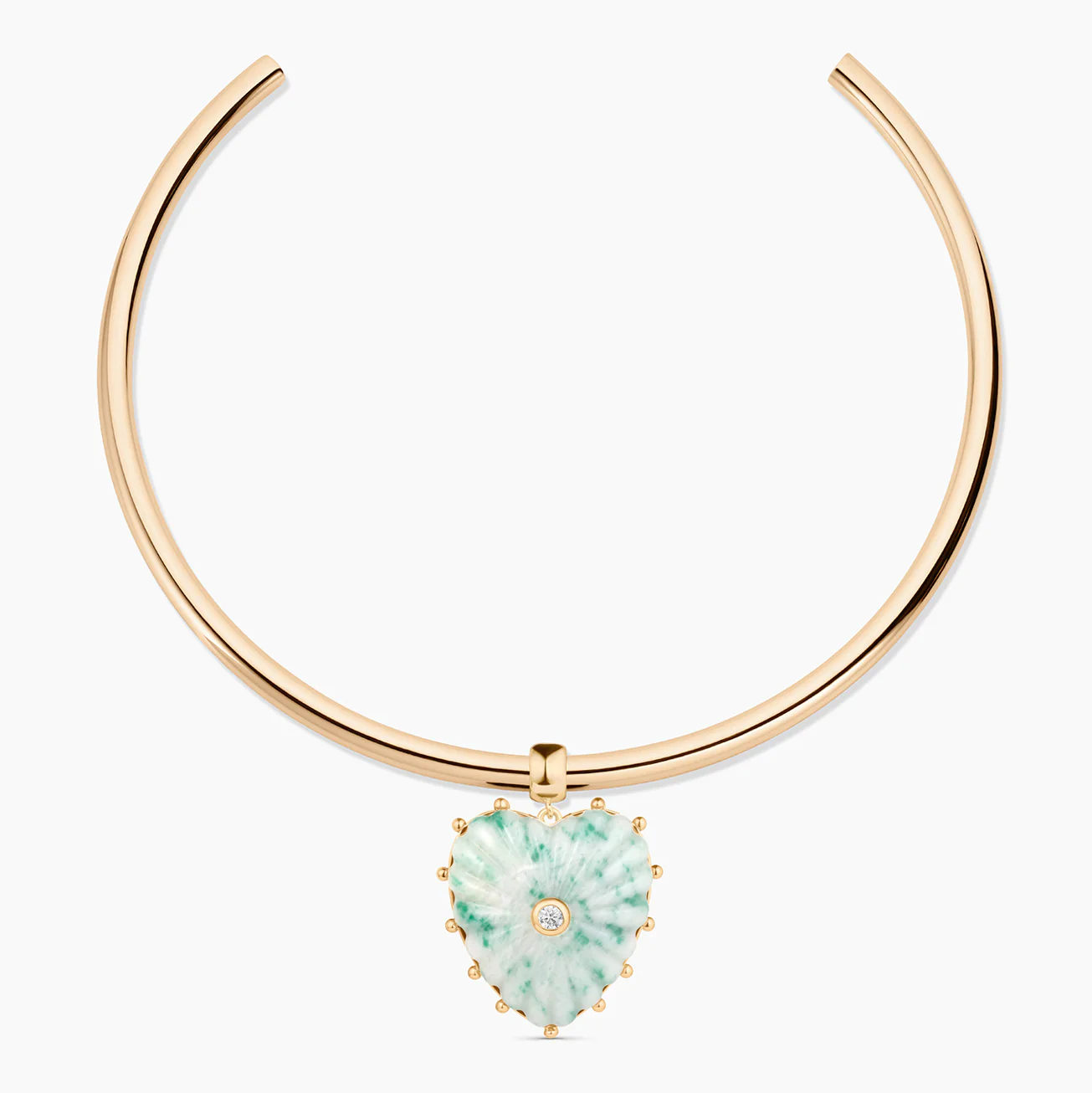 Malene Green Dot Heart Bail - Image 15