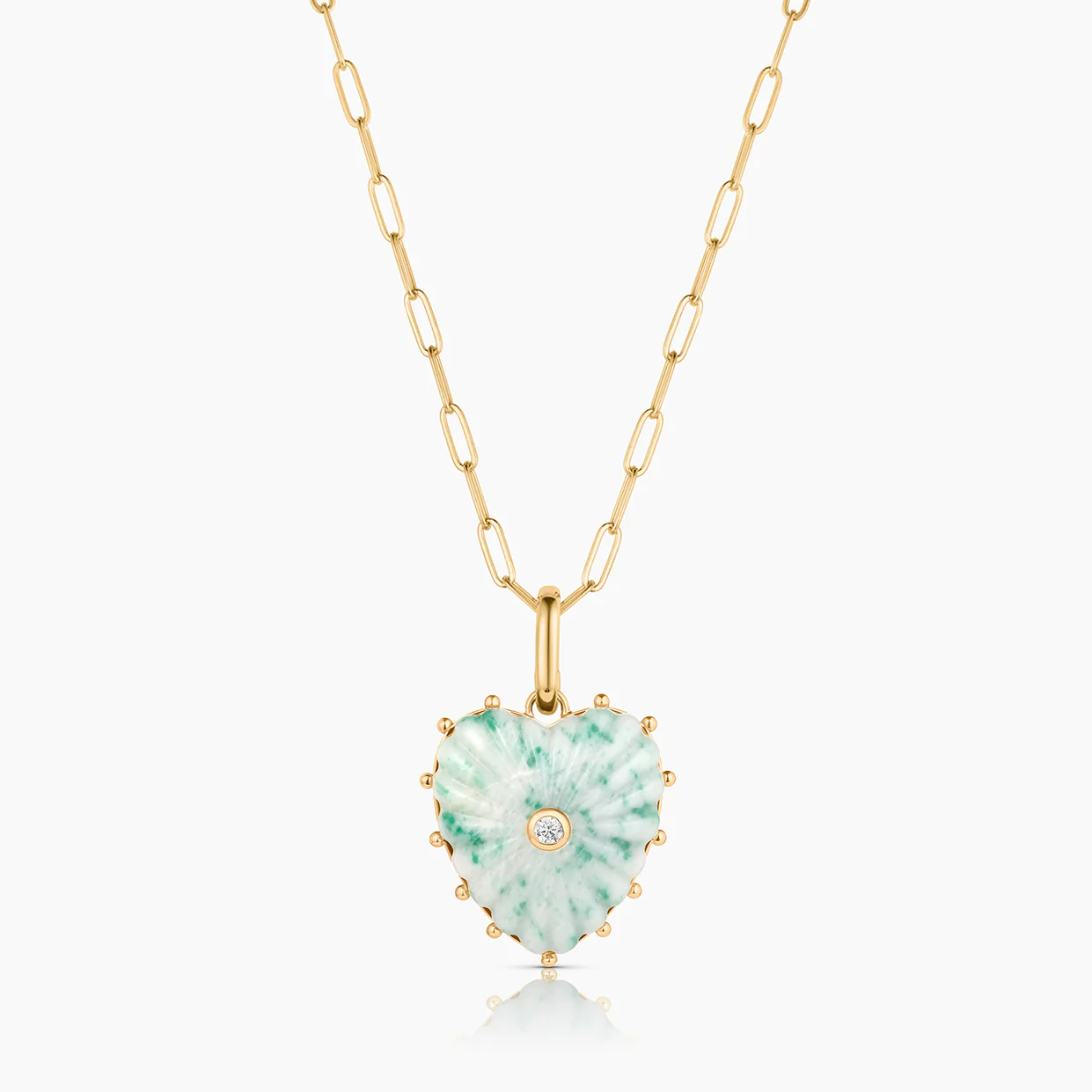 Malene Green Dot Heart Clip - Image 11