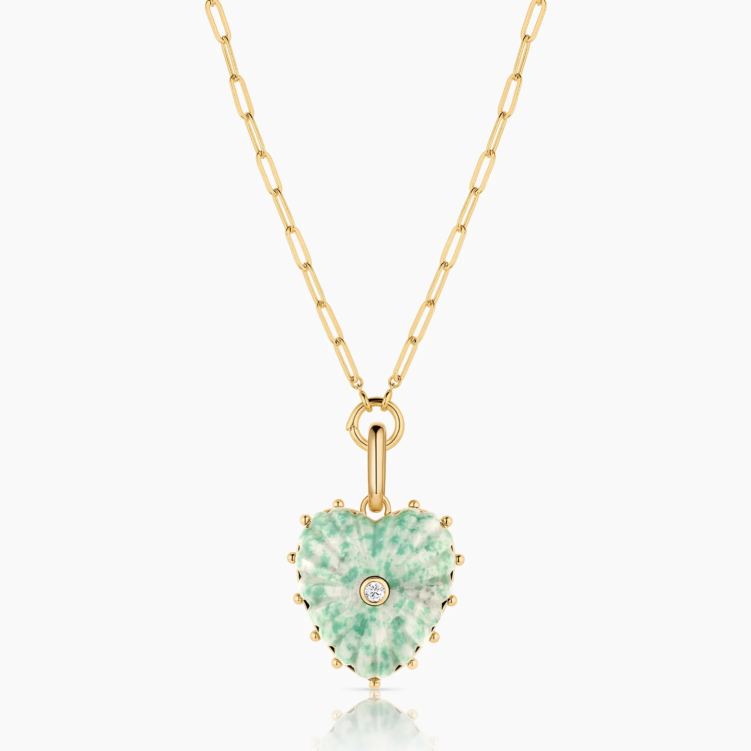 Malene Green Dot Heart Clip - Image 7