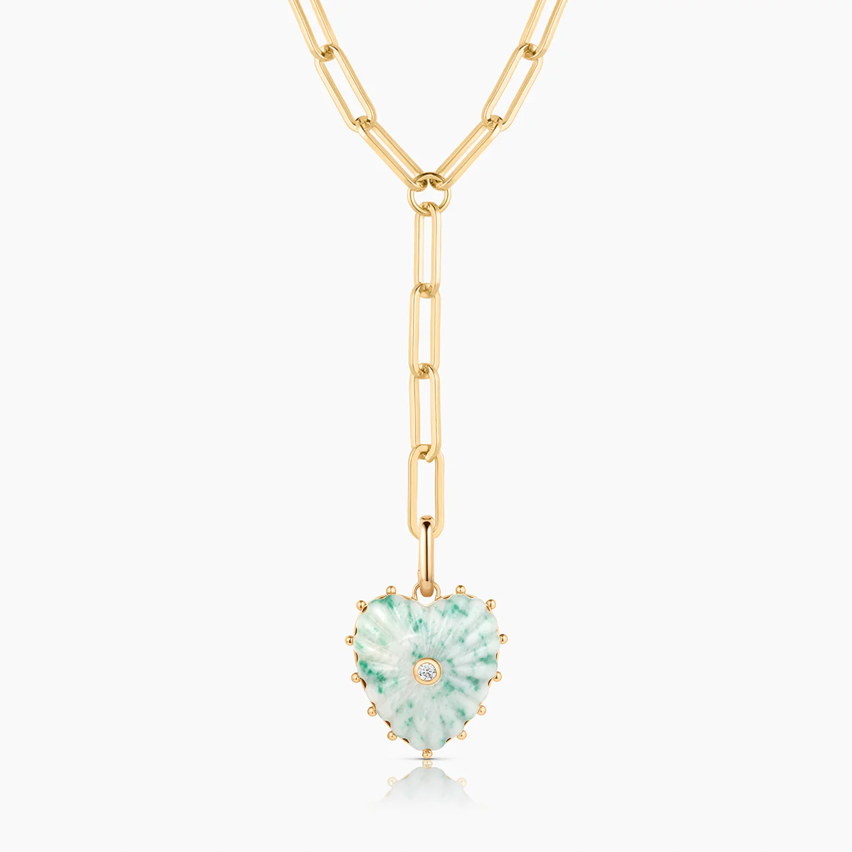Malene Green Dot Heart Clip - Image 8