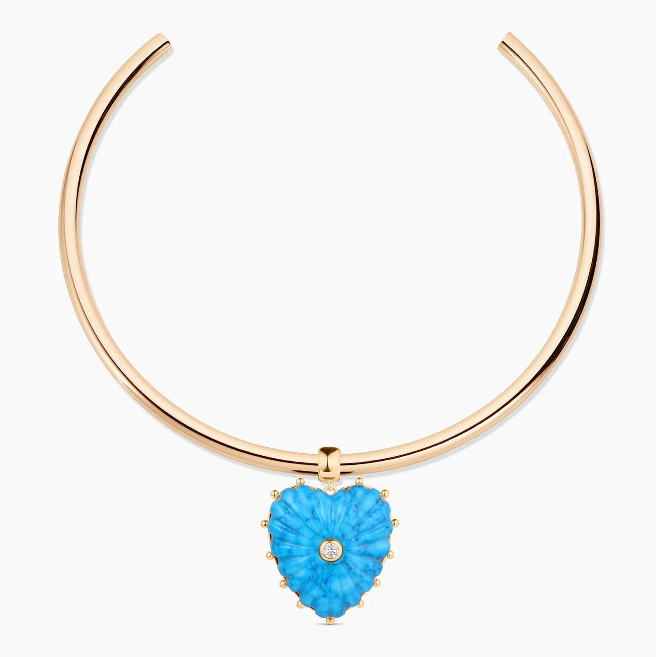 Malene Howlite Heart Bail - Image 9