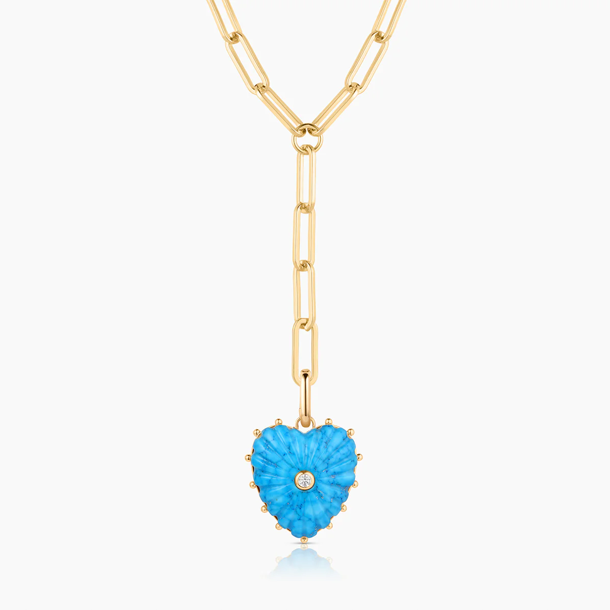 Malene Howlite Heart Clip - Image 9