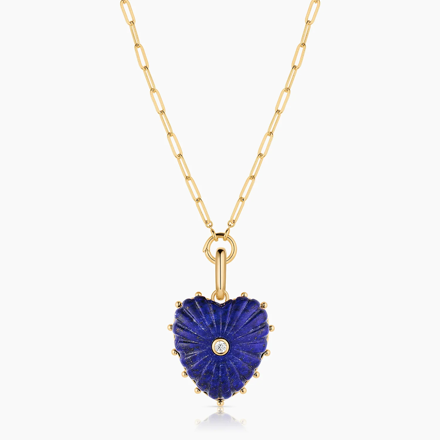 Malene Lapis Heart Clip - Image 4