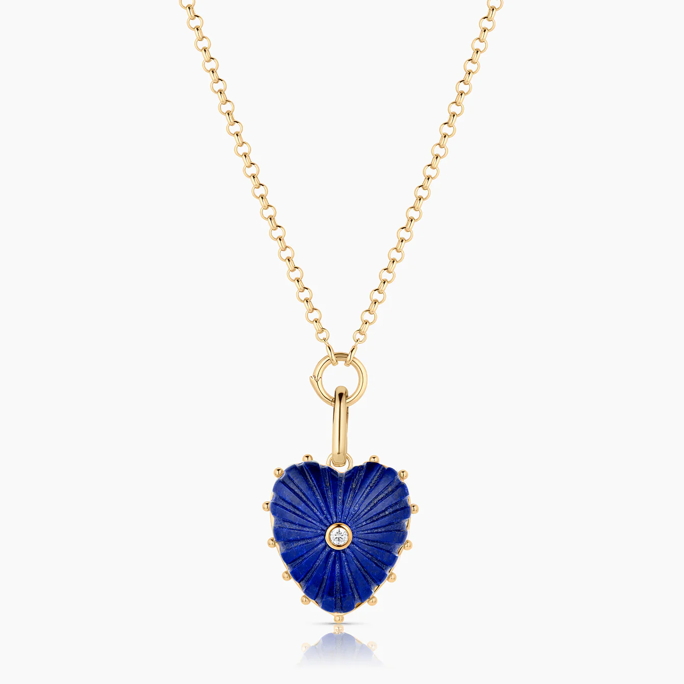 Malene Lapis Heart Clip - Image 8