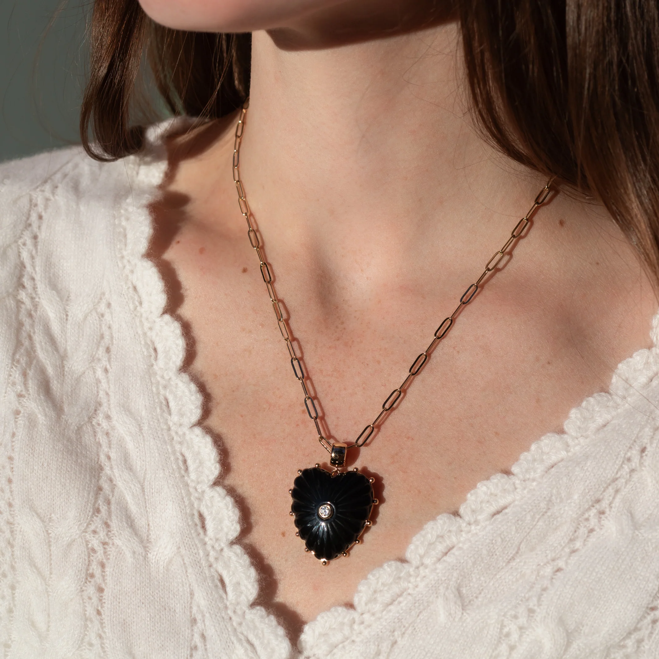 Malene Onyx Heart Bail - Image 7