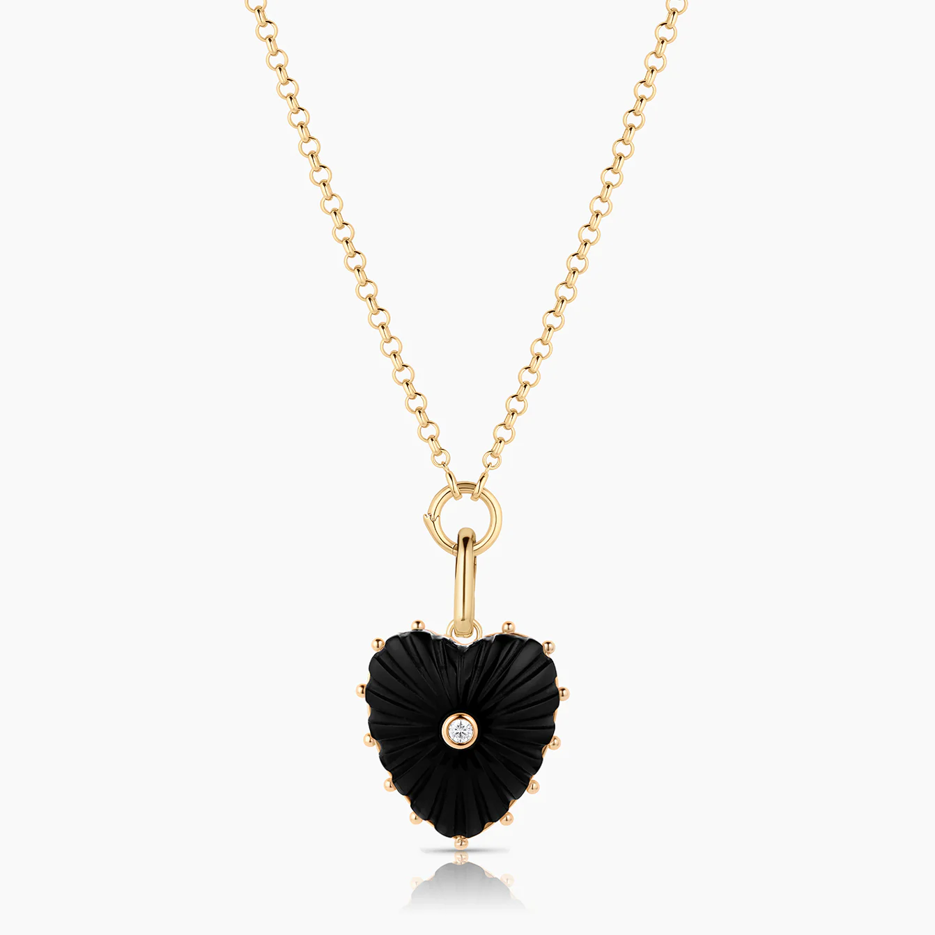 Malene Onyx Heart Clip - Image 10