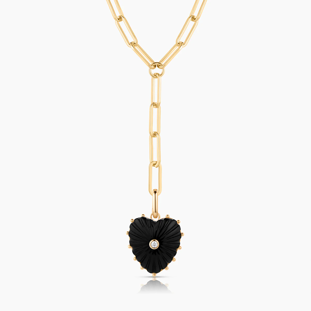 Malene Onyx Heart Clip - Image 5