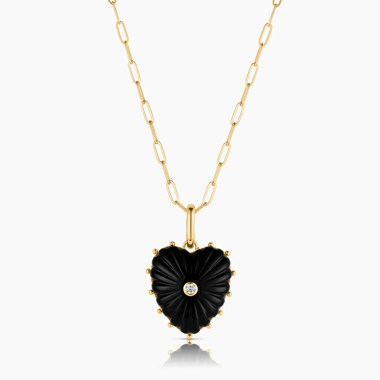 Malene Onyx Heart Clip - Image 9