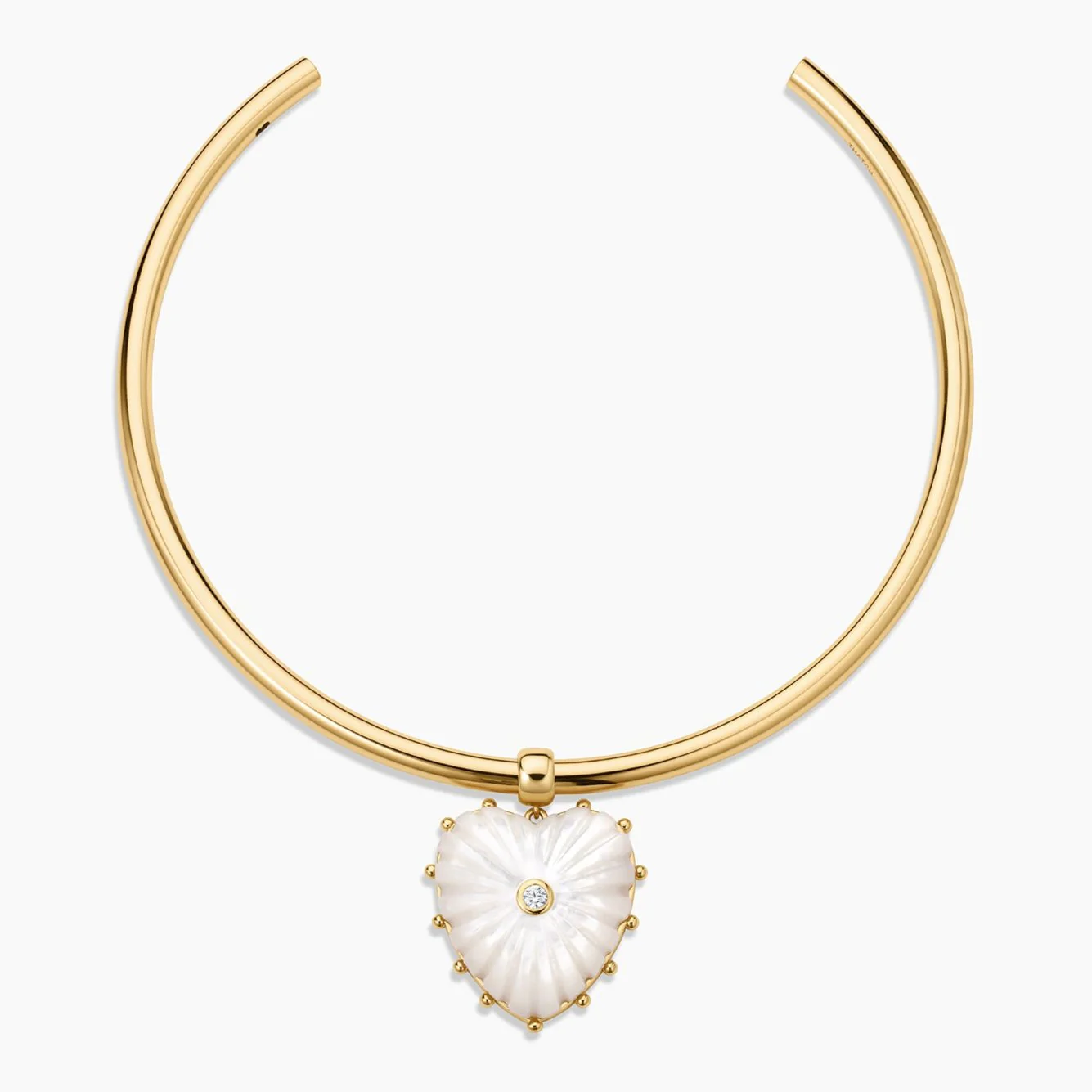 Malene Mother Of Pearl Heart Bail - Image 15