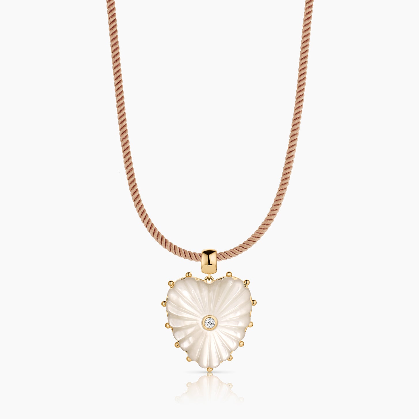 Malene Mother Of Pearl Heart Bail - Image 16