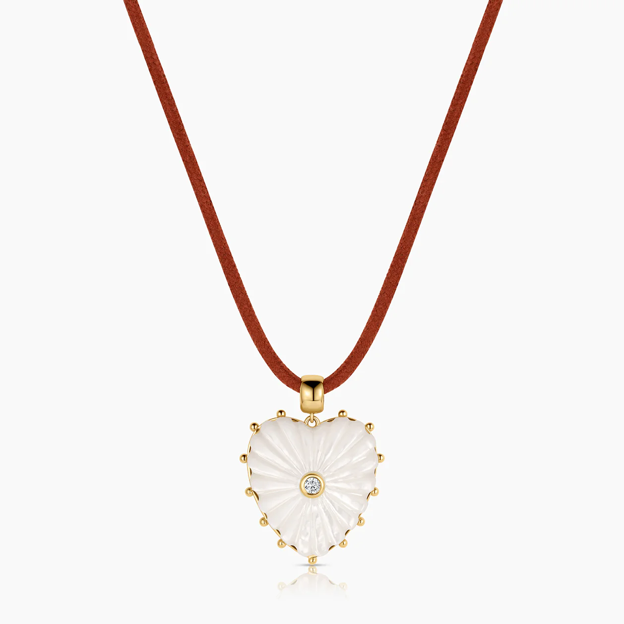 Malene Mother Of Pearl Heart Bail - Image 7