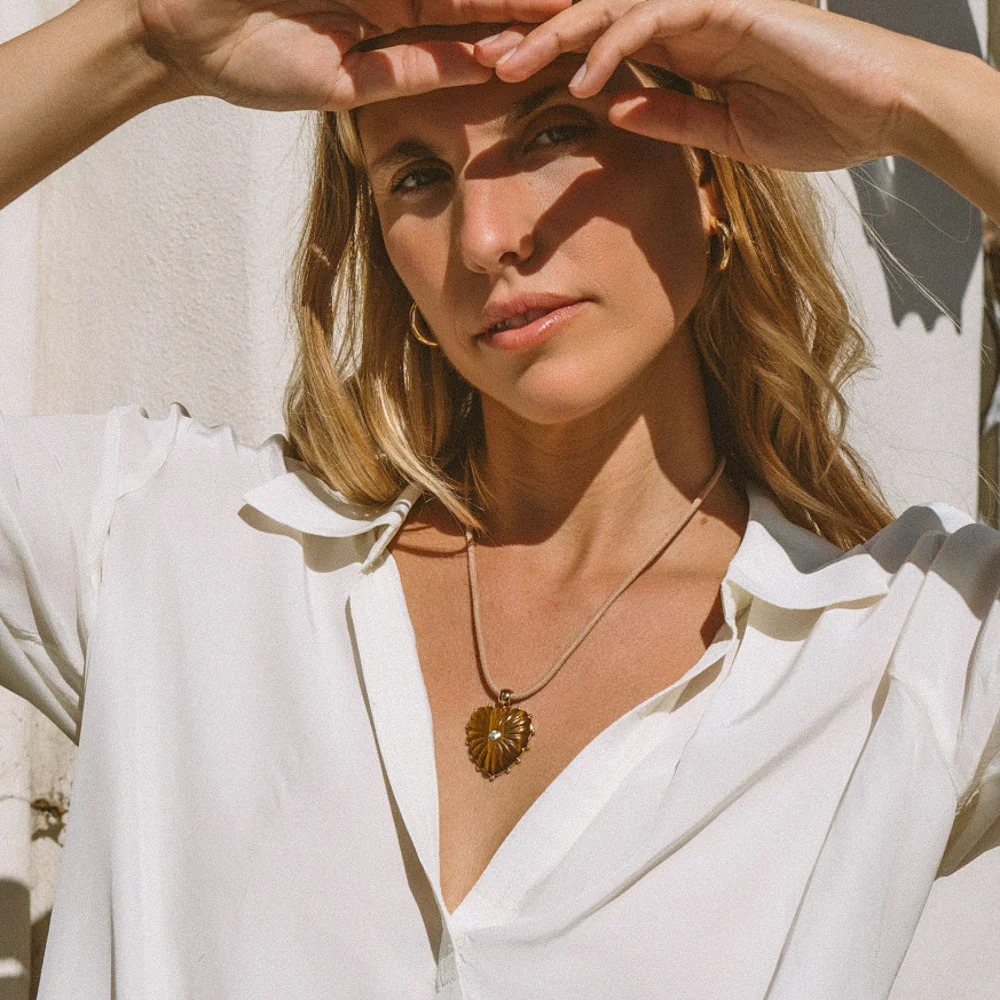 Malene Leather Cord Necklace - Image 3