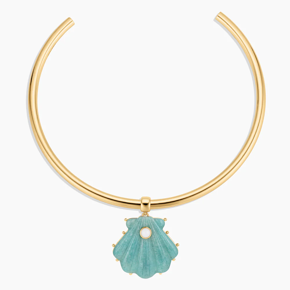 Marea Amazonite Shell Bail - Image 4