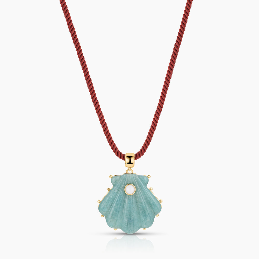 Marea Amazonite Shell Bail - Image 6