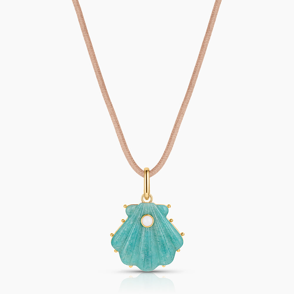 Marea Amazonite Shell Clip - Image 14