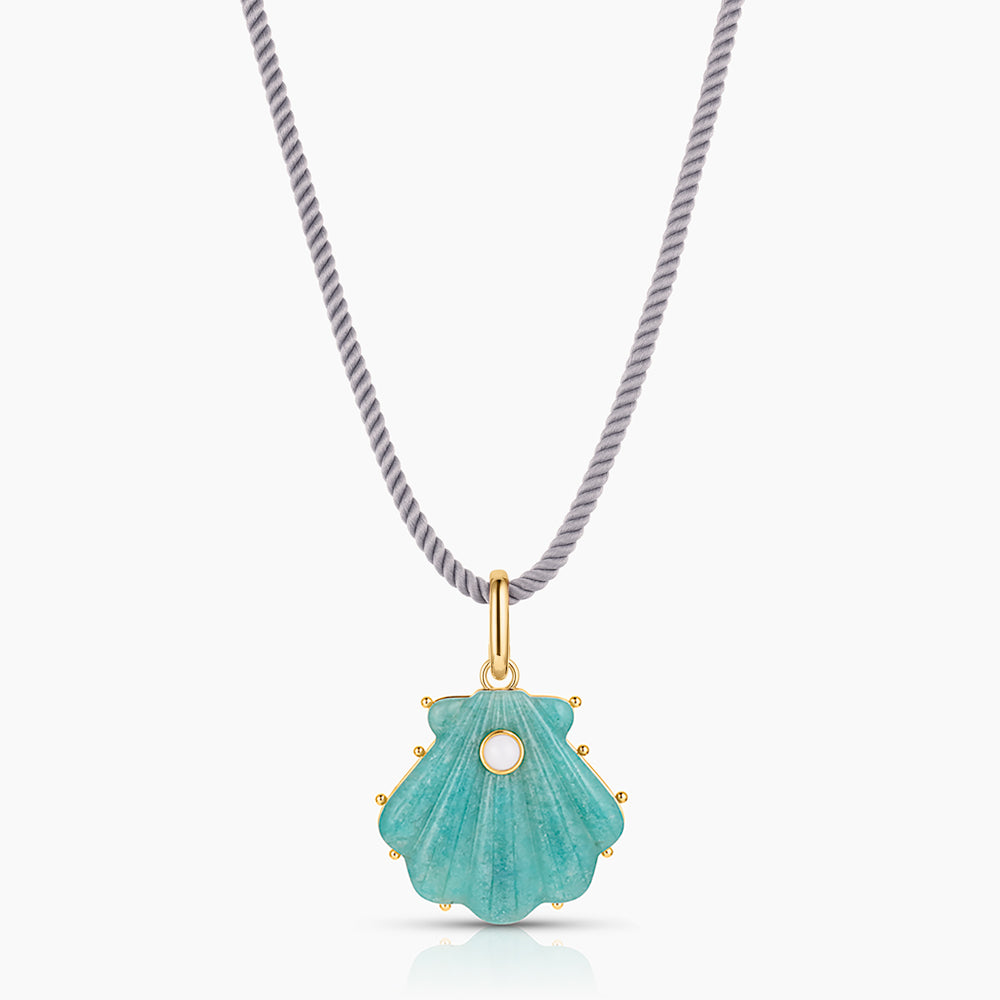 Marea Amazonite Shell Clip - Image 5