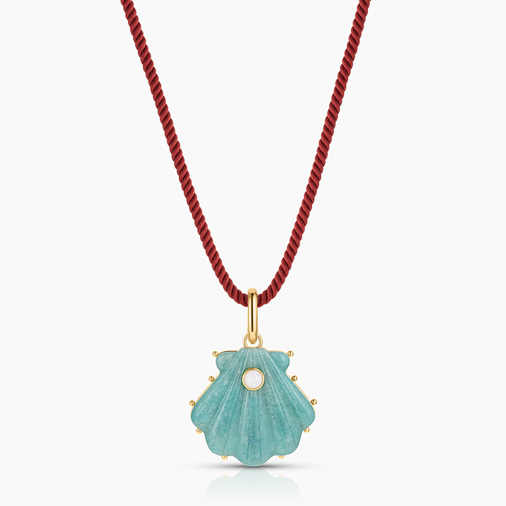 Marea Amazonite Shell Clip - Image 9