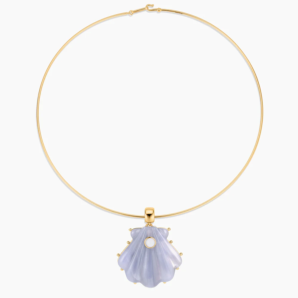 Marea Blue Lace Shell Bail - Image 4