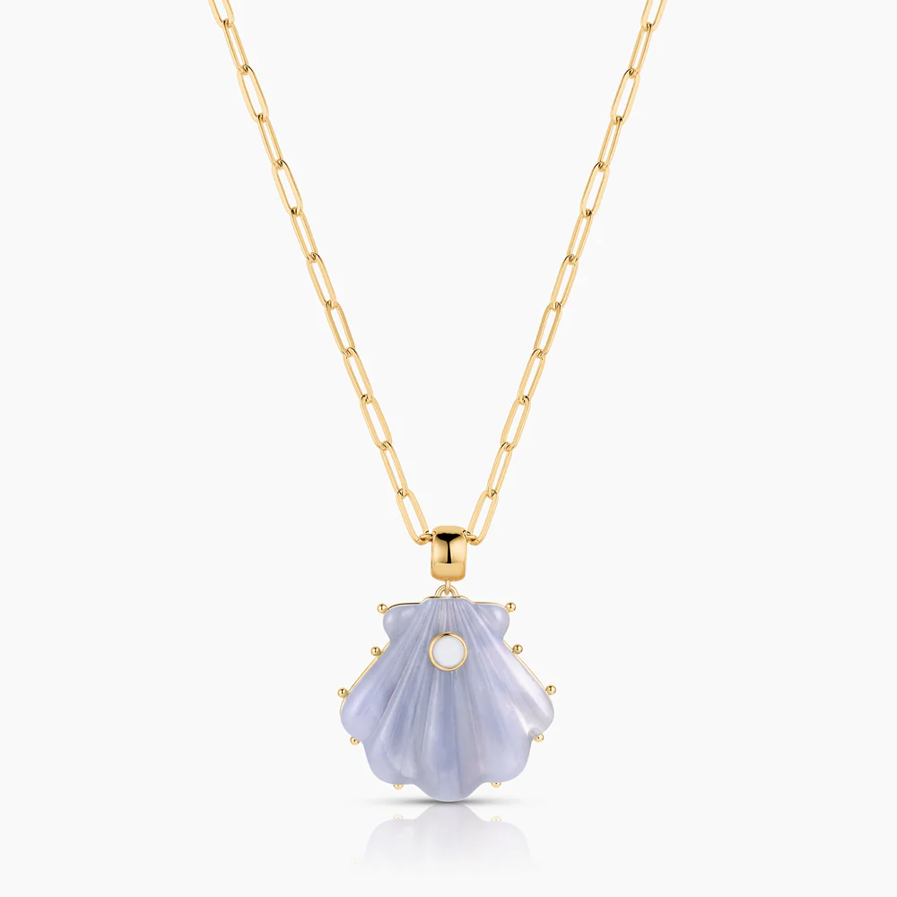 Marea Blue Lace Shell Bail - Image 8