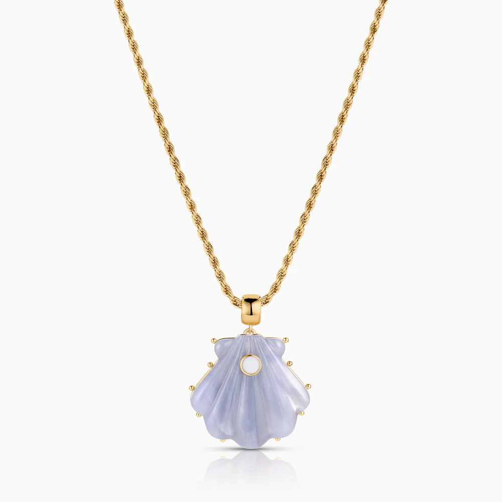 Marea Blue Lace Shell Bail - Image 9