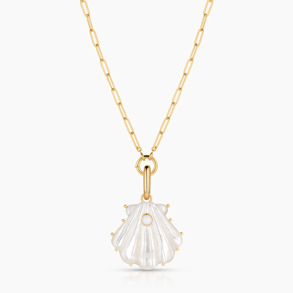 Marea Mother Of Pearl Shell Clip - Image 10