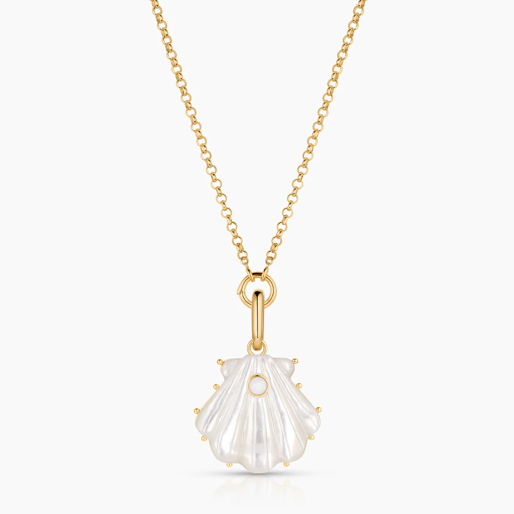 Marea Mother Of Pearl Shell Clip - Image 11