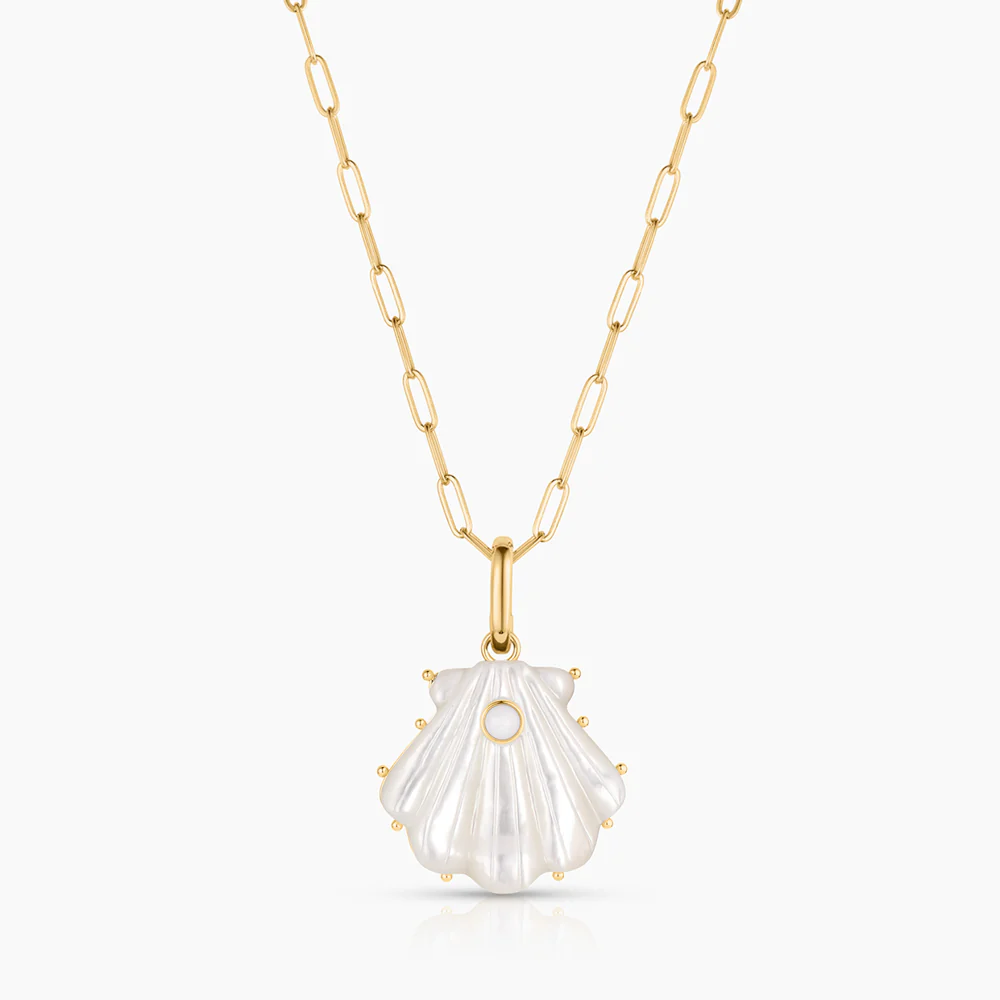 Marea Mother Of Pearl Shell Clip - Image 9