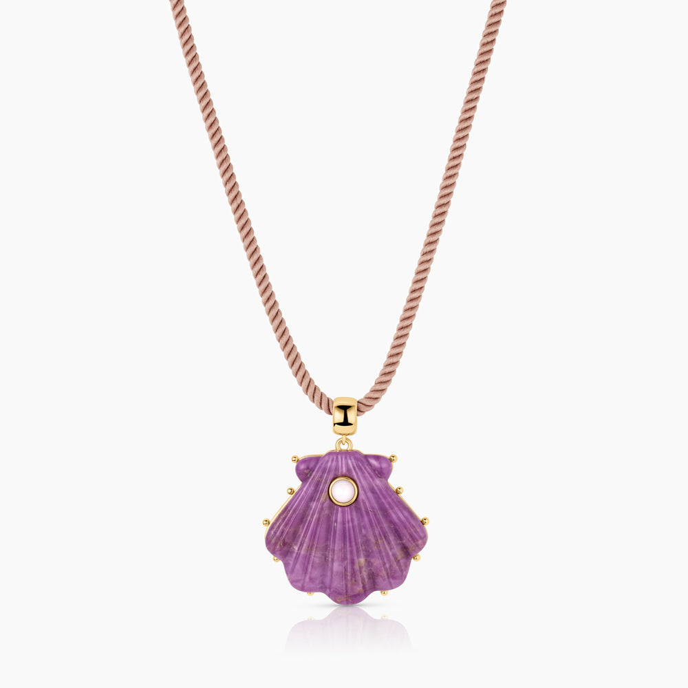 Marea Purple Mica Shell Bail - Image 5