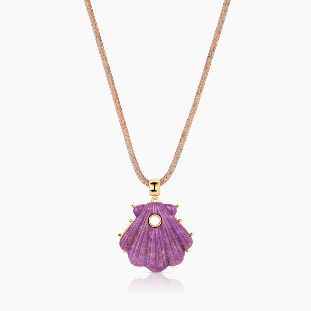 Marea Purple Mica Shell Bail - Image 6