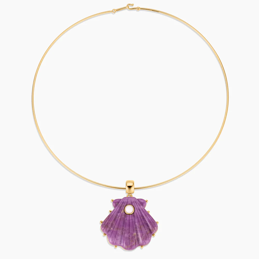Marea Purple Mica Shell Bail - Image 7